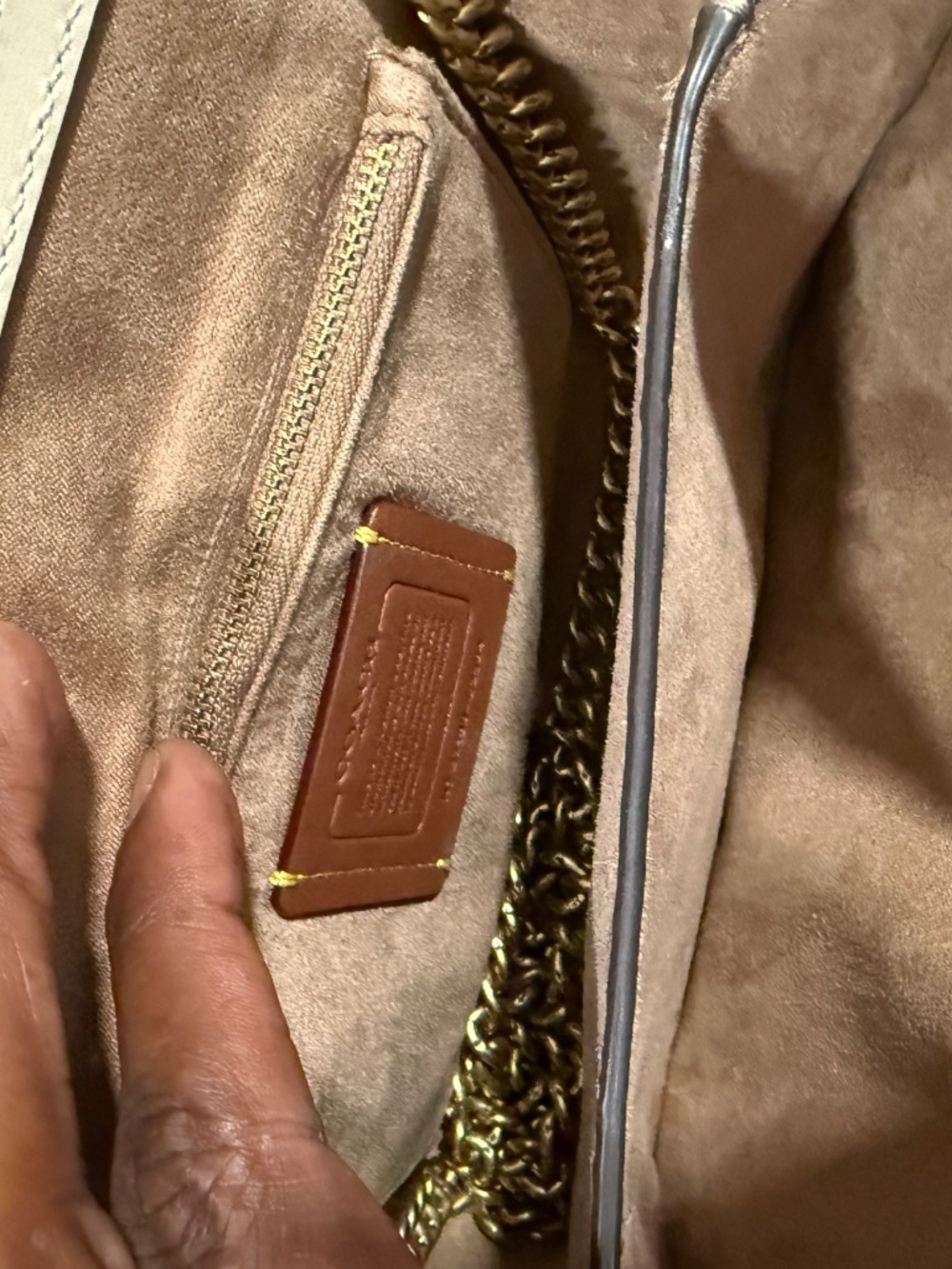 Coach Signature Hutton Convertible Crossbody Shoulder - Snakeskin Color Block - Picture 11 of 11